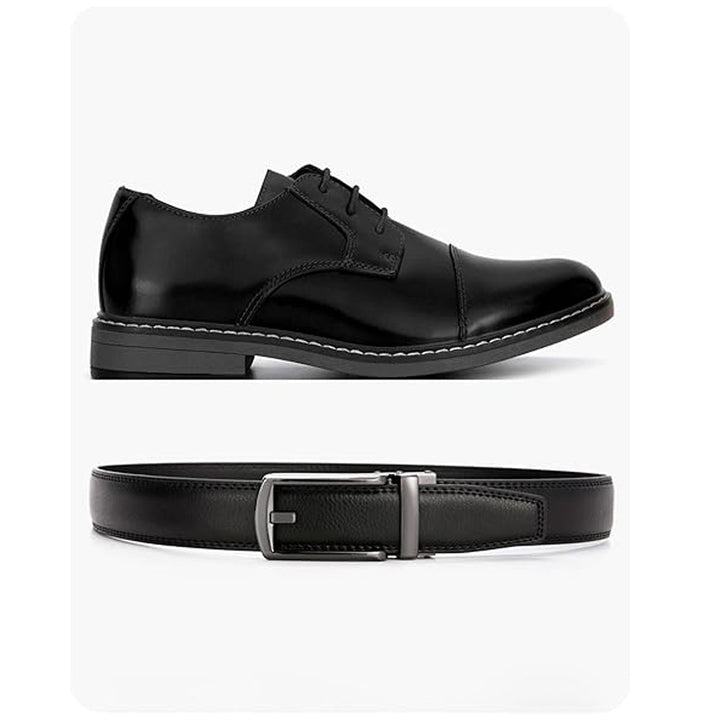 Maxime | Ceinture Cuir Noir Homme Boucle Automatique