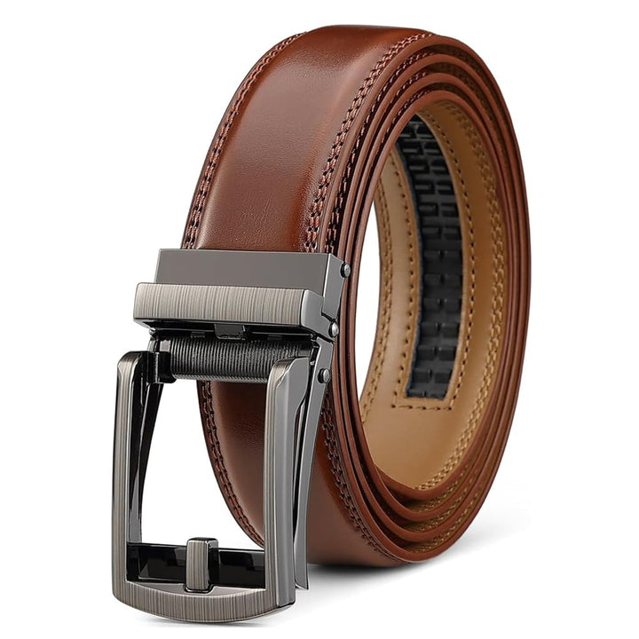 Maxime | Ceinture Cuir Noir Homme Boucle Automatique