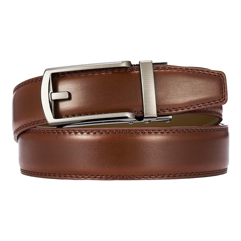 Maxime | Ceinture Cuir Noir Homme Boucle Automatique