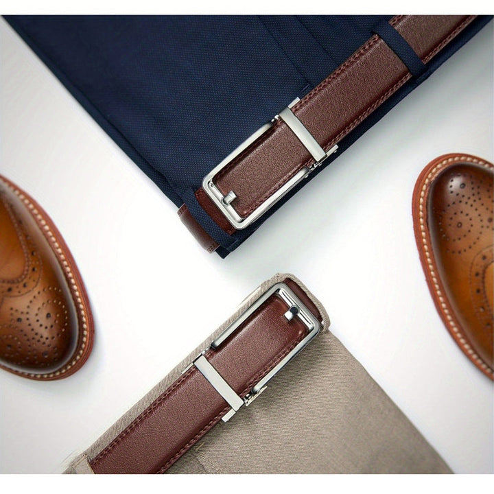 Maxime | Ceinture Cuir Noir Homme Boucle Automatique