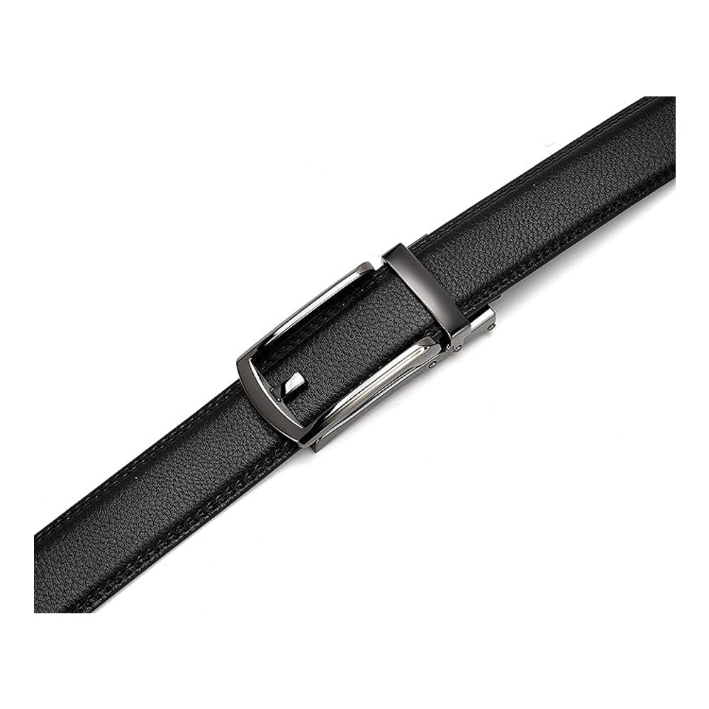 Maxime | Ceinture Cuir Noir Homme Boucle Automatique
