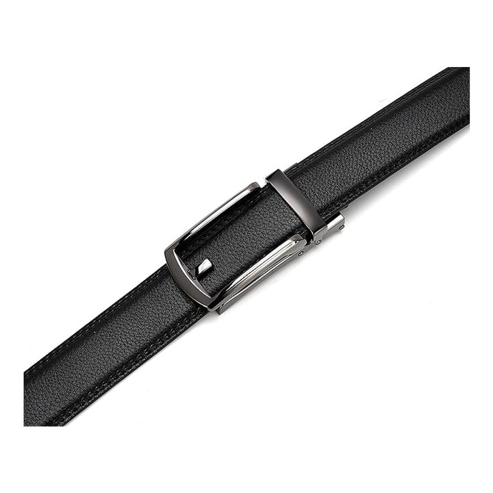Maxime | Ceinture Cuir Noir Homme Boucle Automatique