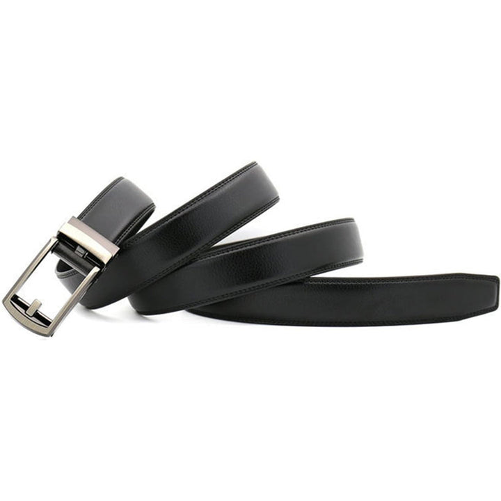 Maxime | Ceinture Cuir Noir Homme Boucle Automatique