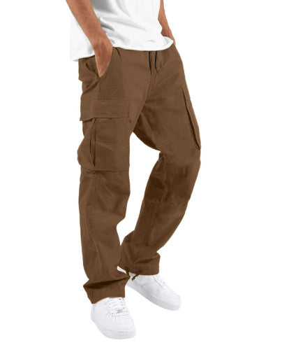 Maxime | Pantalon Cargo Homme Large Kaki