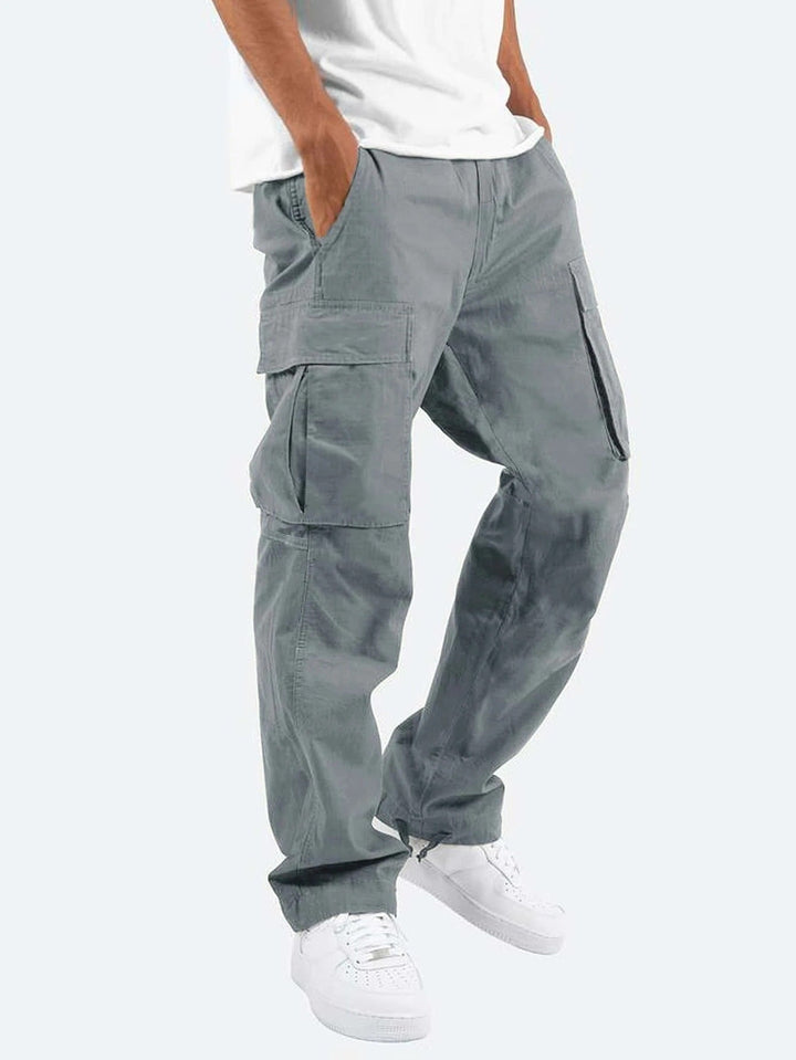 Maxime | Pantalon Cargo Homme Large Kaki