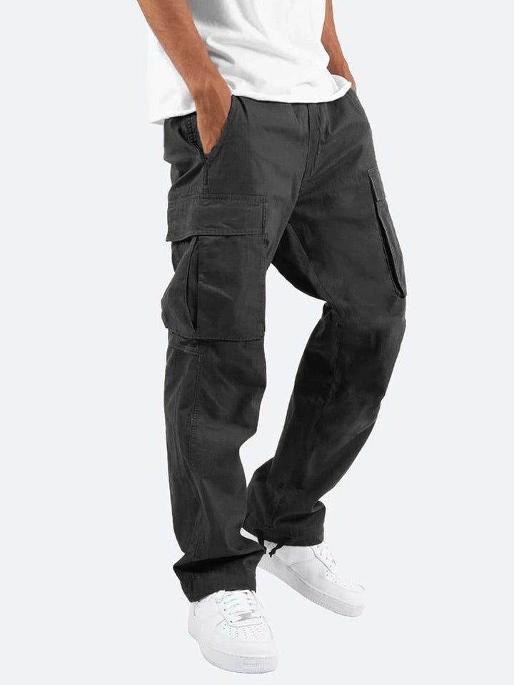 Maxime | Pantalon Cargo Homme Large Kaki