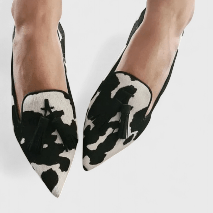 Léa | Mocassins Femme Imprimé Animal Bout Pointu