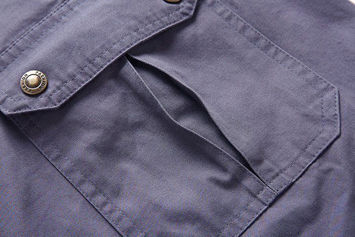 Nathan | Short Cargo Homme Noir Multi-Poches Zippées