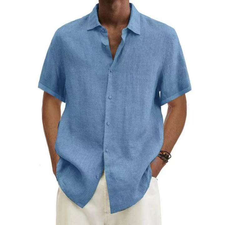 Nicolas | Chemise Homme Boutonnée Manches Courtes