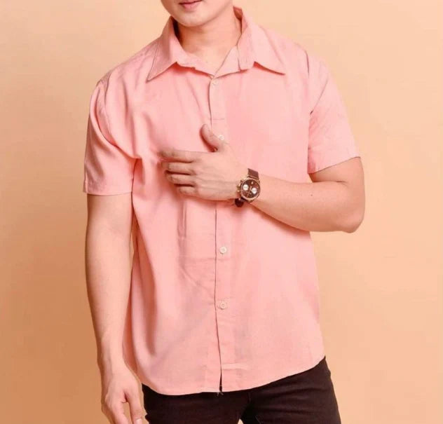 Nicolas | Chemise Homme Boutonnée Manches Courtes