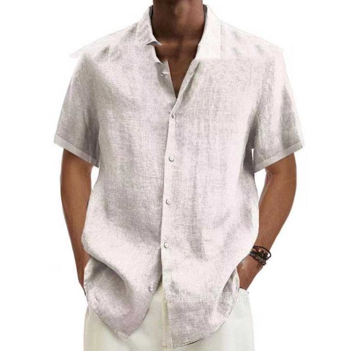 Nicolas | Chemise Homme Boutonnée Manches Courtes