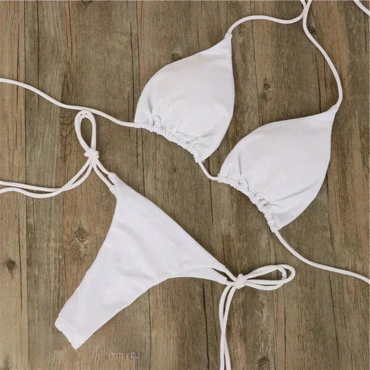 Noémie | Bikini Triangle Femme Blanc