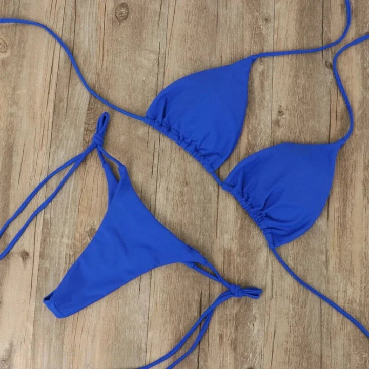 Noémie | Bikini Triangle Femme Blanc