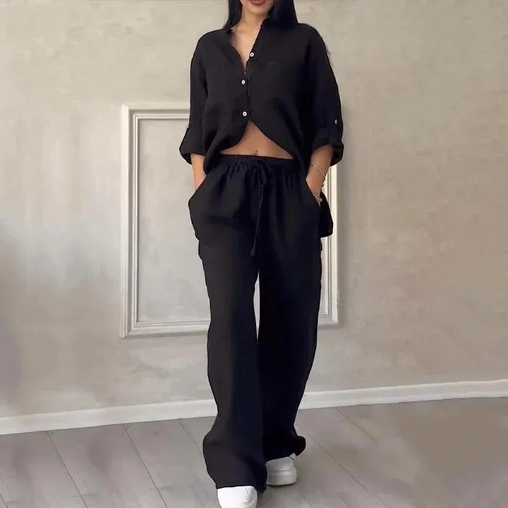 Noémie | Ensemble Pantalon Large Vêtements Femme