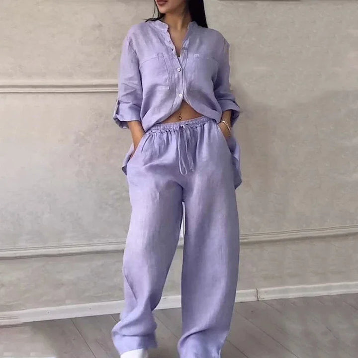 Noémie | Ensemble Pantalon Large Vêtements Femme