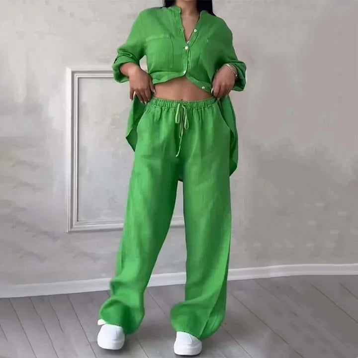 Noémie | Ensemble Pantalon Large Vêtements Femme
