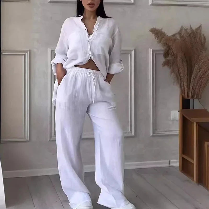 Noémie | Ensemble Pantalon Large Vêtements Femme