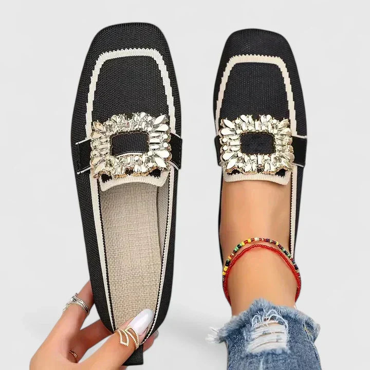Noémie | Mocassin Femme Orné de Strass