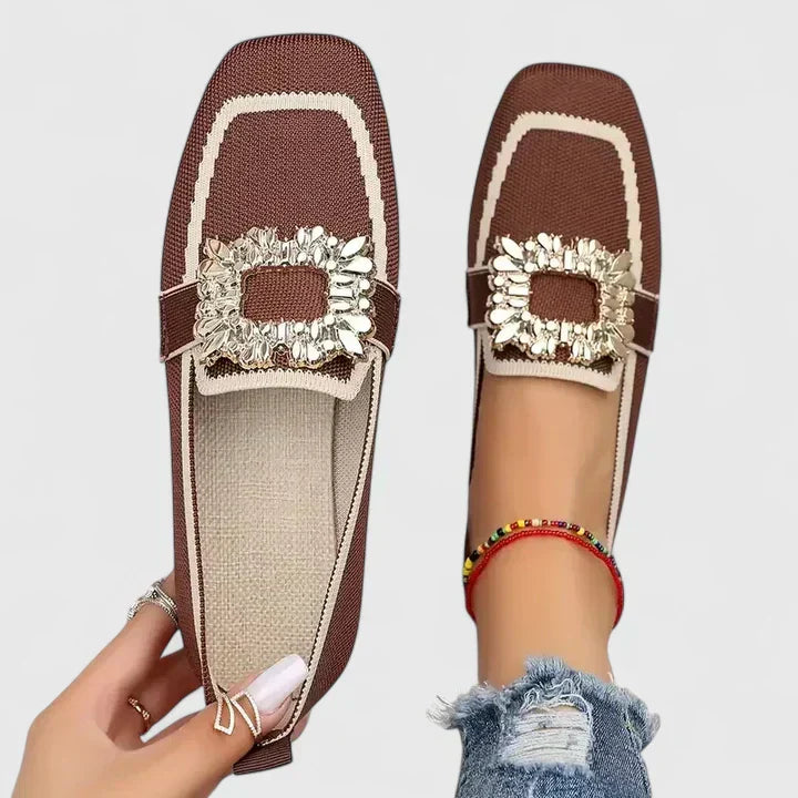 Noémie | Mocassin Femme Orné de Strass