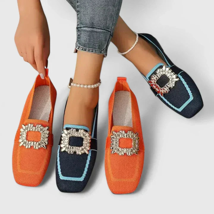 Noémie | Mocassin Femme Orné de Strass