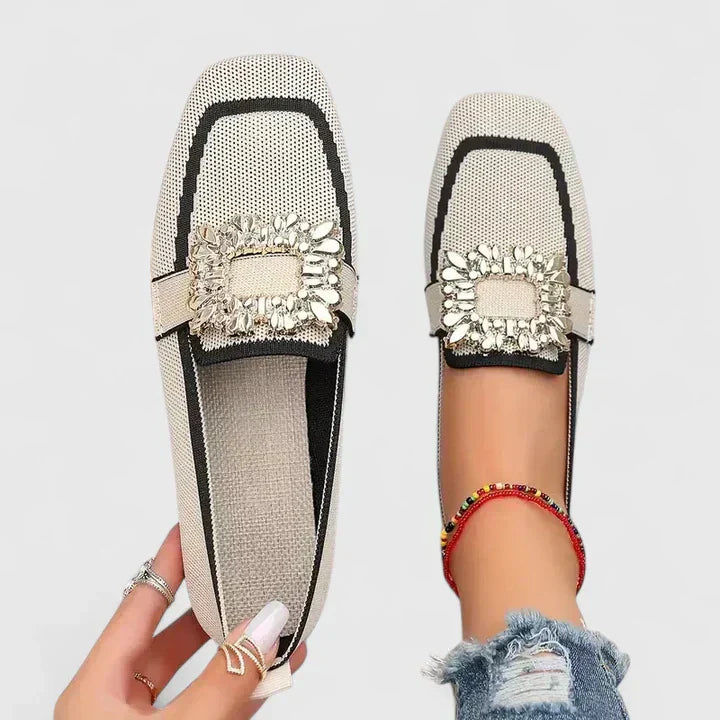 Noémie | Mocassin Femme Orné de Strass
