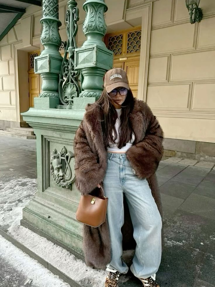 Axelle | Manteau Fausse Fourrure Oversize Long