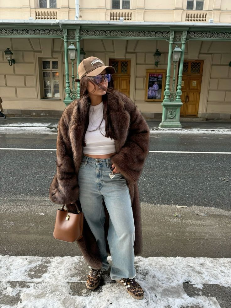 Axelle | Manteau Fausse Fourrure Oversize Long