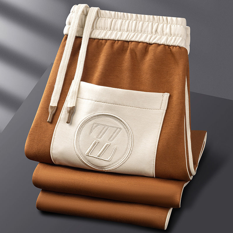 Thomas | Survêtement Col Montant Zippé Marron