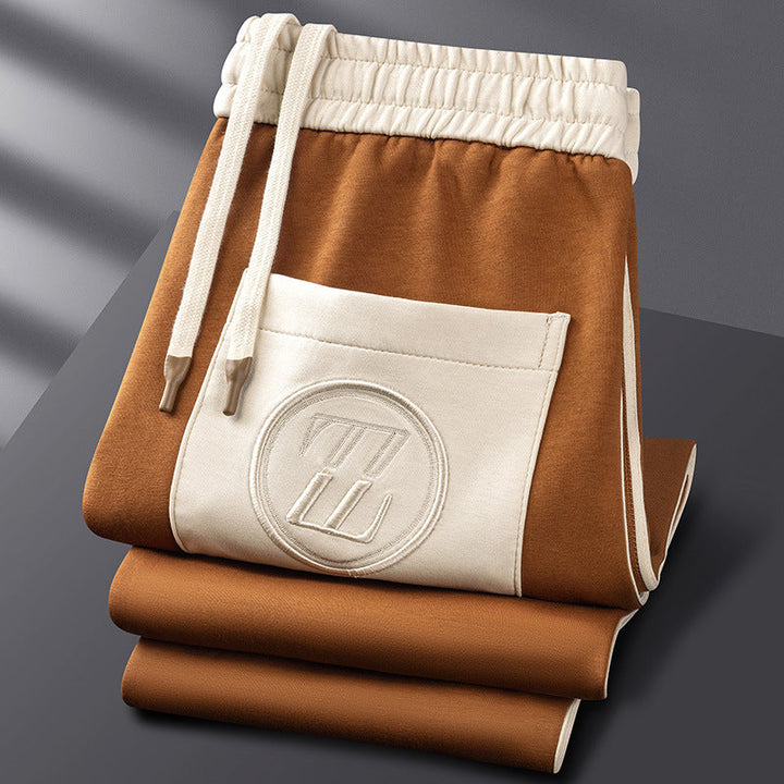 Thomas | Survêtement Col Montant Zippé Marron