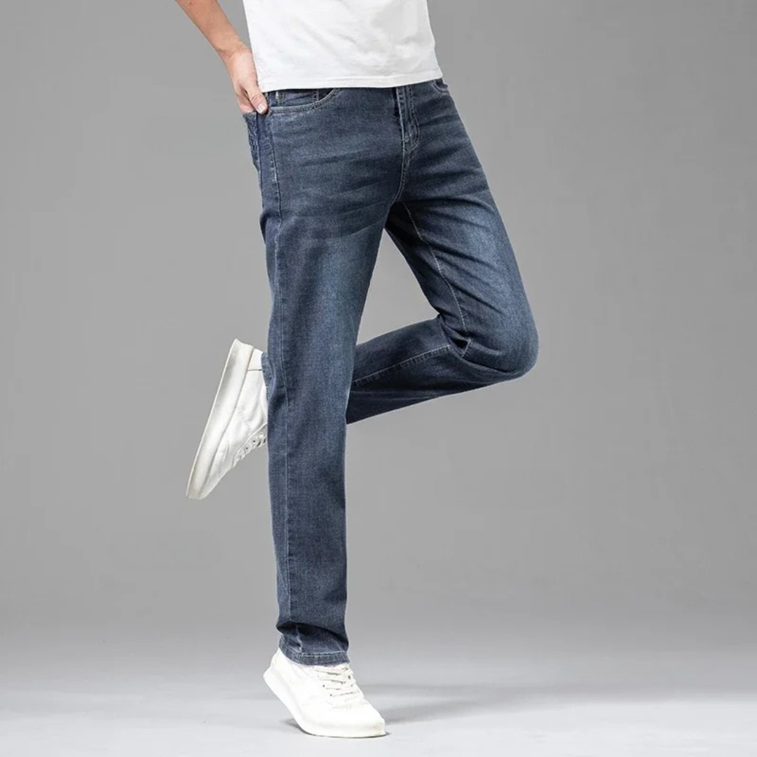 Théo | Jean Homme Coupe Droite Denim