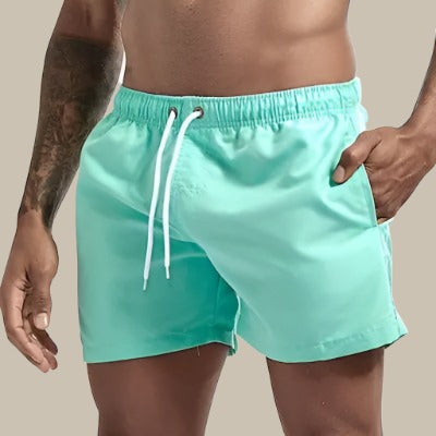 Olivier | Short de Bain Homme Jaune Fluo
