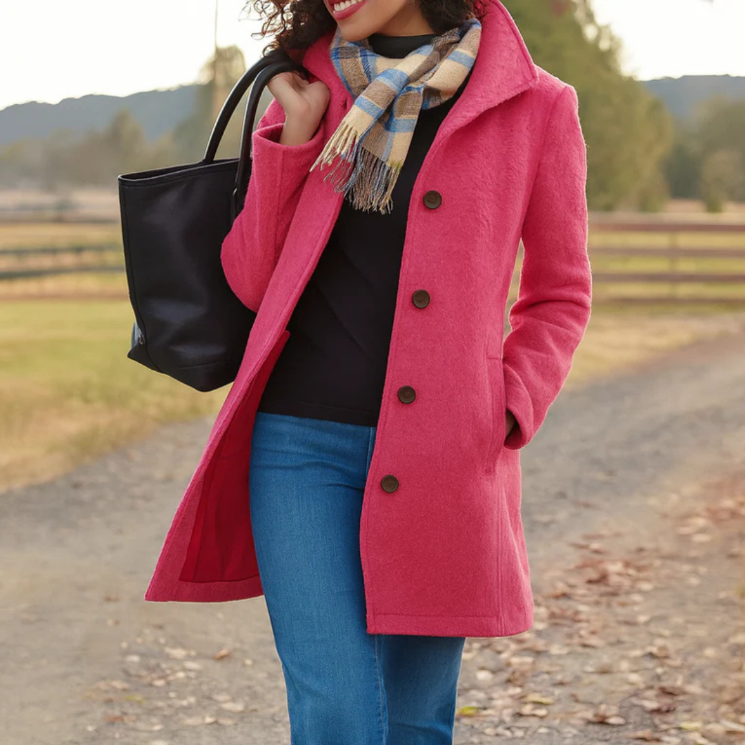 Lola | Manteau Long Femme Hiver Wool Blend