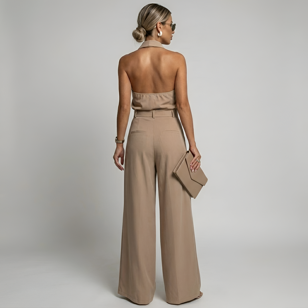 Pauline | Combinaison Pantalon Femme Jambes Larges