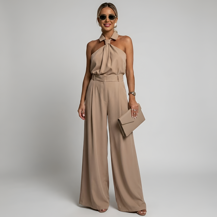 Pauline | Combinaison Pantalon Femme Jambes Larges