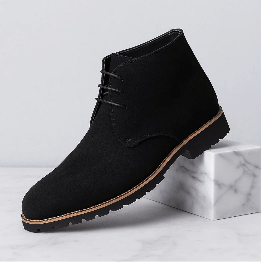 Quentin | Bottines Chukka Homme Daim Marron à Lacets