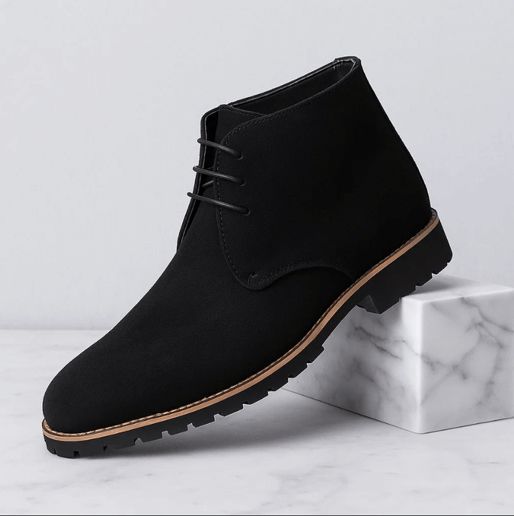Quentin | Bottines Chukka Homme Daim Marron à Lacets