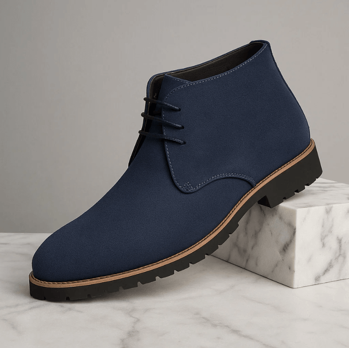 Quentin | Bottines Chukka Homme Daim Marron à Lacets