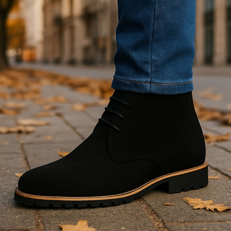 Quentin | Bottines Chukka Homme Daim Marron à Lacets