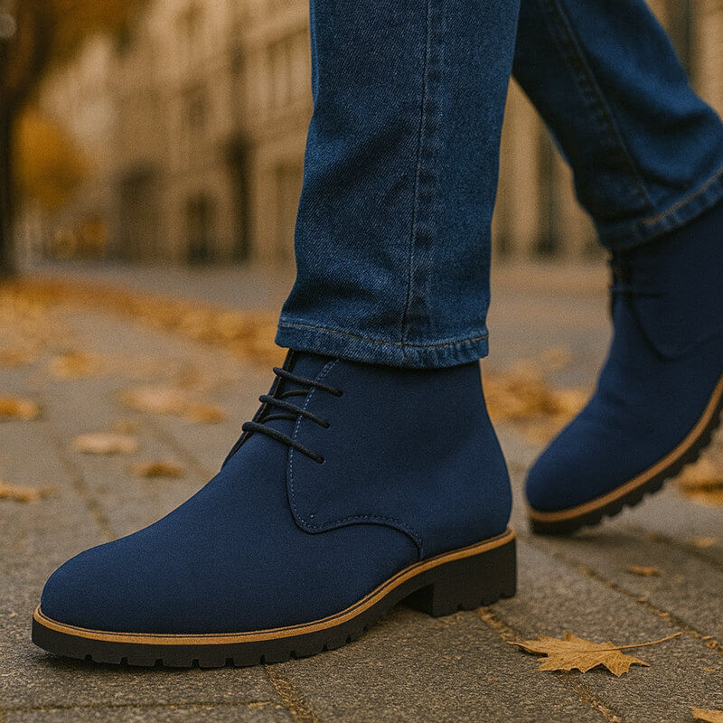 Quentin | Bottines Chukka Homme Daim Marron à Lacets