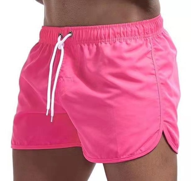 Quentin | Short de Bain Homme Noir Ceinture Élastique