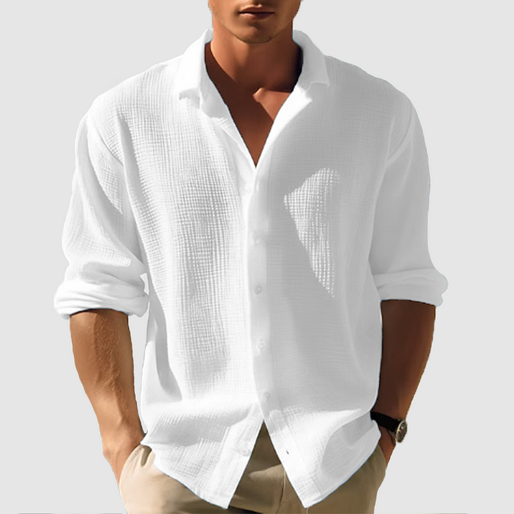 Raphaël | Chemise Homme Lin Manches Longues