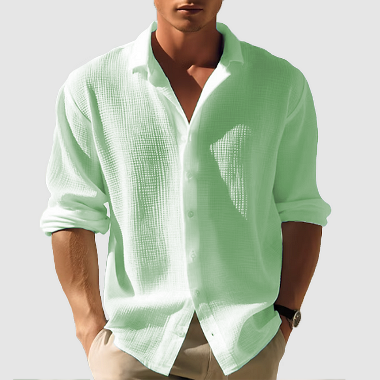 Raphaël | Chemise Homme Lin Manches Longues