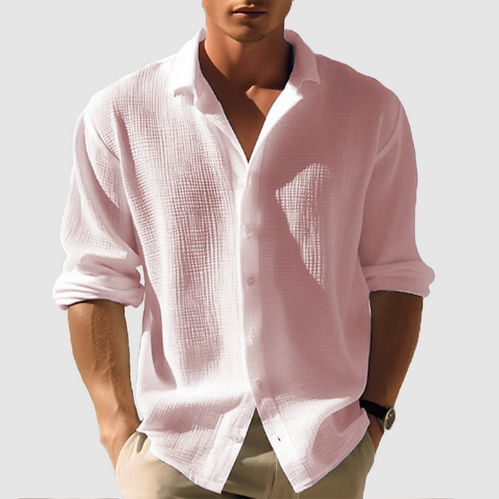 Raphaël | Chemise Homme Lin Manches Longues