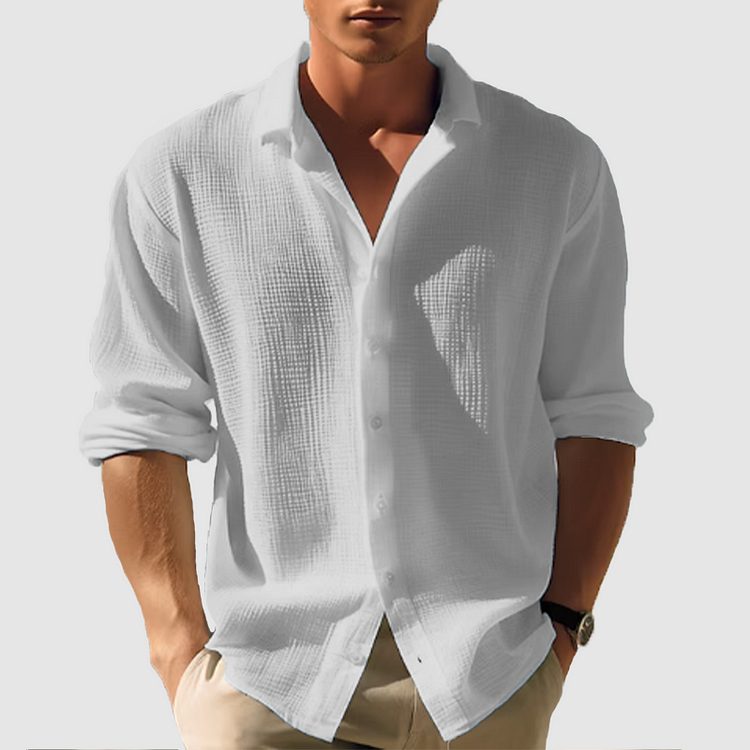 Raphaël | Chemise Homme Lin Manches Longues