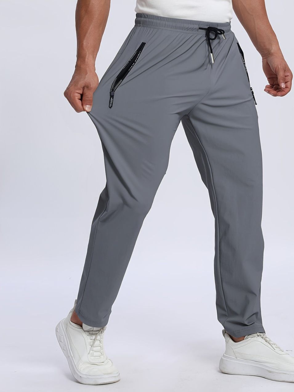 Raphaël | Pantalon Jogging Homme Gris Coupe Relax