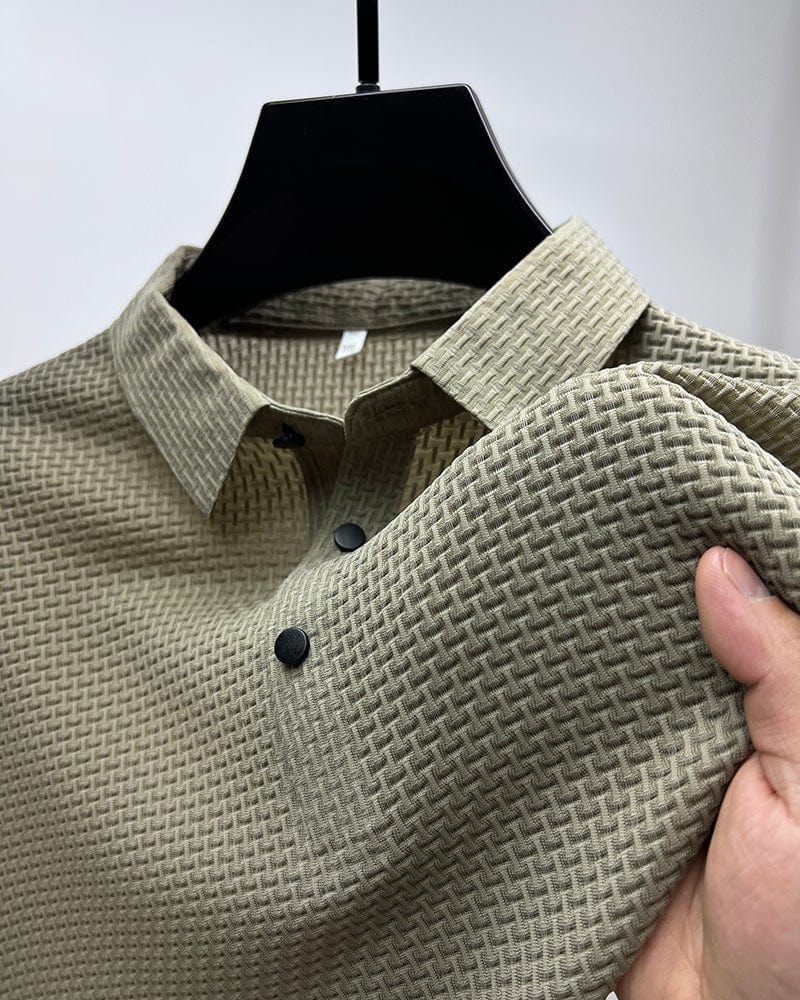 Raphaël | Polo Homme Texturé Manches Courtes