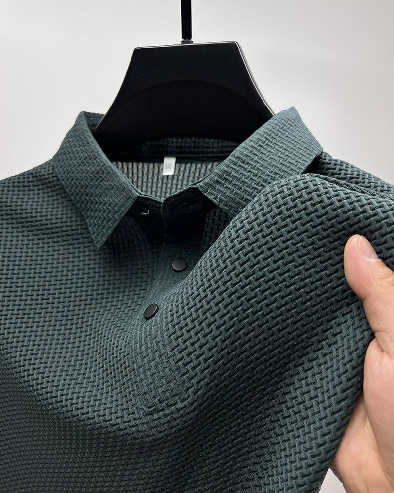 Raphaël | Polo Homme Texturé Manches Courtes