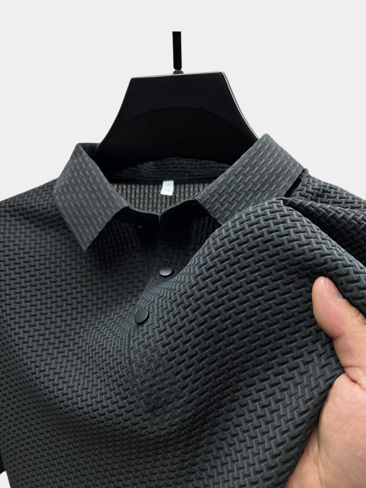 Raphaël | Polo Homme Texturé Manches Courtes
