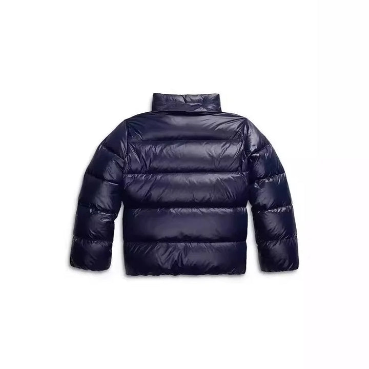 Remy | Doudoune Noire à Capuche Zippée Coupe Ample