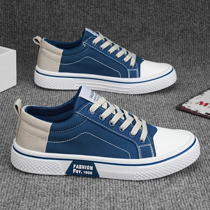 René | Basket Homme Femme Canvas Beige Gris